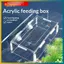 BVY Treo Acrylic Bể Cá Ăn Chống Trôi Bể Cá Thức Ăn Cho Cá Điểm Cố Định Thức Ăn Cho Cá Ăn Phụ Kiện Bể Cá Thủy Sinh.