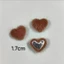 Set Charm Trái Tim Bông Xù Cầu Vồng