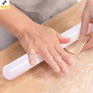< YEI > Trắng PP Cán Pin Gia Đình Thực Phẩm Bánh Bao Pizza Bánh Ngọt Dụng Cụ Dài Bột Con Lăn Nhào Sti Dụng Cụ Nướng Bánh Mới