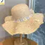 < YEI > Mũ đi biển vành cuộn Raffia dành cho nữ Mũ rơm ren mùa hè Bảo vệ tia cực tím Nhẹ Du lịch cần thiết cho kỳ nghỉ mới