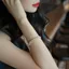 Kim Cương Trắng Pha Lê Đính Hạt Mở Vòng Tay Có Thể Điều Chỉnh ins Phong Cách Thoáng Mát Niche Thiết Kế Ánh Sáng Sang Trọng Vòng Tay Phong Cách Mới 2026-6-8