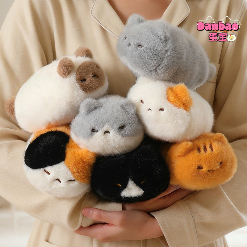 [DANBAO] Đồ chơi nhồi bông hình mèo con có thể giải nén cho thú cưng Búp bê mèo màu cam dễ thương Sanhua Cat Siamese Cat Comforting Doll Chứa chất liệu hạt giải nén Quà tặng mềm cho trẻ em / bé gái / bé trai Quà tặng sinh nhật DANBAO Toy