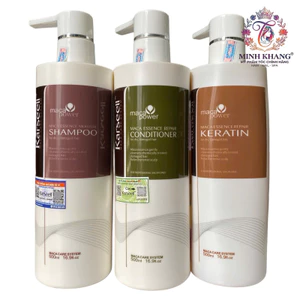 Bộ 3 sản phẩm gội, xả, keratin KARSEELL phục hồi tóc hiệu quả 500mlx3 [ MK ]