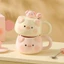 Cốc Piggy Dễ Thương Gốm Hộ Gia Đình Cốc Uống Nữ Phong Cách Mới Cốc Có Nắp Quà Tặng Sinh Nhật