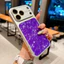 Ốp Điện Thoại Thủy Tinh Họa Tiết Vỏ Đơn Giản Cho iPhone 17 Pro Max 16 15 14 13 Vỏ Bảo Vệ Chống Sốc