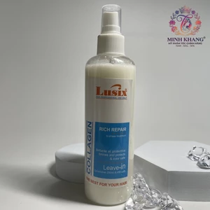 Xịt dưỡng xả khô siêu chăm sóc bảo vệ nhiệt cho tóc hư tổn Lusix Rich Repair Collagen 250ml ( New 2026 ) [ MK ]