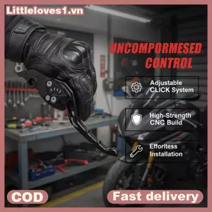 Littleloves1 Phanh Xe Máy Ly Hợp Đòn Bẩy Tay Cầm Thay Thế Đa Năng Bền Hợp Kim Nhôm Chính Xác Phù Hợp Với formuter Xe Máy VN
