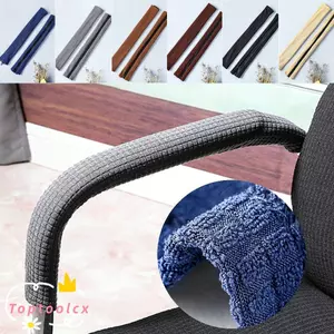 TOPTOOLCX 1 Cặp Vỏ tựa tay ghế, Văn phòng máy tính Có thể tháo rời Vỏ tựa tay có khóa kéo, Bộ bảo vệ tựa tay khuỷu tay bằng vải thun thun co giãn