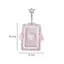 Móc khóa giữ Photocard OLVIDO Kpop, Hộp đựng thẻ trái tim tình yêu đôi cánh Acrylic, Phim hoạt hình di động 3 Inch trong suốt Tấm bảo vệ màn hình thẻ thần tượng cho nữ sinh viên