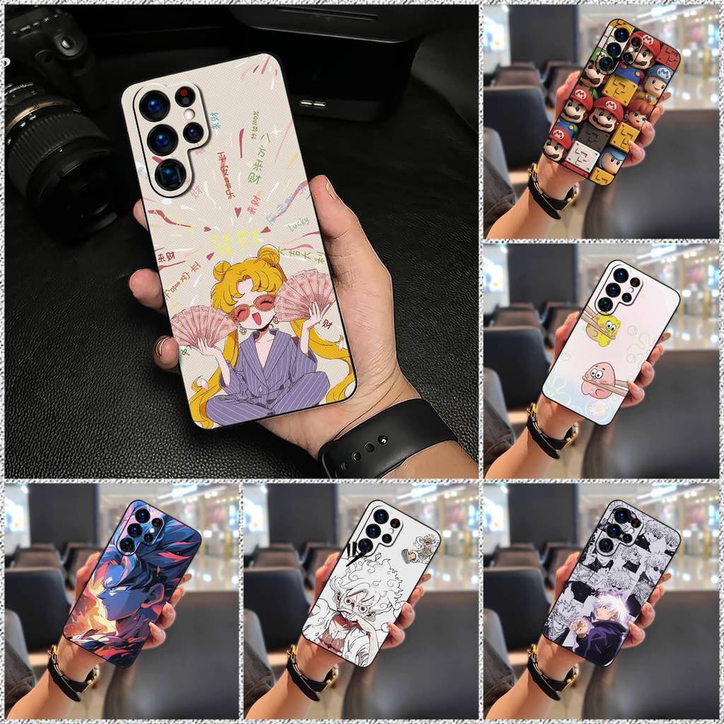 Ốp Điện Thoại Bọc Toàn Bộ Chống Sốc Cho Samsung Galaxy S22 Ultra Thiết Kế Thời Trang Graffiti Silicon Bảo Vệ Vỏ Mềm Dễ Thương Chống Bụi Chống Va Đập Bền Chống Bụi Bẩn Túi Điện Thoại TPU