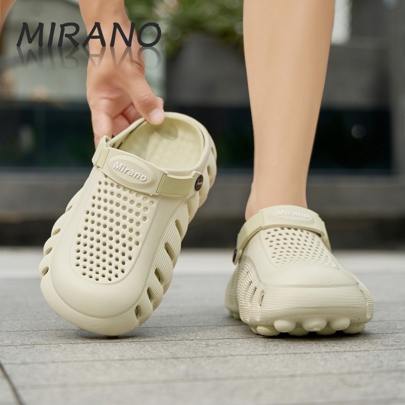 Mirano Dép Nam Nữ Đế Dày EVA, Thoáng Khí Siêu Nhẹ, Chống Trơn Trượt, Ngoài Trời Hàng Ngày