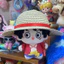 PS1 ONE PIECE Monkey D. Búp bê sang trọng Luffy Plushie có mũ rơm Túi dễ thương Charm SP1