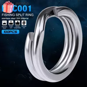 GAVESTO 100 Chiếc Đầu Nối Cá Chất Lượng Cao Bền 3-8 Xoay Snap