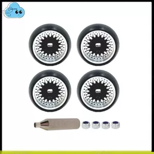 Bộ lốp xe RC 25mm 1.5 độ cho các mẫu tỷ lệ 1 / 28- Xe đồ chơi nâng cấp cho K969 K979 K989 K999 P929 P939 Iwa04m Iwa02 Rm02 Rm03