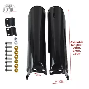 Fork Guard Wide Fit Nhẹ 0.18kg Thiết kế cấu hình thấp Bảo hiểm phía trước mạnh mẽ