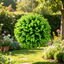 {WELV}Artificial Grass Ball 20cm for For garden Archway Hanging and Store Window Setup
