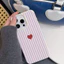 Ốp Điện Thoại Sọc Trái Tim Tình Yêu Cho Realme Note 50 C53 C51 C63 C55 C83 C65 C21Y C25Y 15 14 11 Pro 13 12 Pro Plus 8 5G Ốp Điện Thoại Di Động Họa Tiết Lichee Chống Sốc Thời Trang Mờ