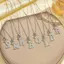 PNPIA- Thời Trang Cubic Zirconia Vương Miện Chữ Mặt Dây Chuyền Nelace Vàng Hip Hop Punk Bảng Chữ Cái Trang Sức