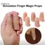 GCDHome Chân giả Ngón tay giả Mô phỏng Cots Cắt đứt Prostheses Găng tay silicon Biến mất để chơi Triy Magic Đạo cụ Prank HOT