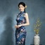 WHX [Sườn Xám Giữa Chiều Dài] Đầm Dài Nữ Sườn Xám Retro Phong Cách Trung Hoa Mới Đầm Phong Cách Trung Hoa
