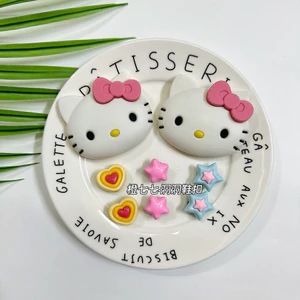 jibbitz crocs chảm dép crocs chữ gắn dép crocs Tự Làm Lỗ Giày Phụ Kiện Giày Hoa Trang Trí Phụ Kiện Hoạt Hình Dễ Thương KT Mèo Trang Sức Nữ Phụ Kiện Ba Chiều Khóa Giày Giày Hoa