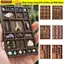 Giá đỡ trang sức Mini BAMBOOB, ngăn kệ trang sức thu nhỏ màu nâu, Lưới đa dạng sáng tạo Giá trưng bày hàng hóa Đồ chơi mô hình