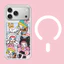 Ốp điện thoại cứng từ tính Angel Girl cho iPhone 17 Pro 16 Pro Max 15 14 Vỏ bảo vệ mờ mờ mờ trong suốt