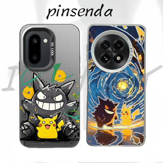“Pikachu Gengar ” Ace 6 6T Ace 5 Pro Micro Matte Hard Back Soft Edges Ốp Điện Thoại OnePlus 15 15T 13 13T 13R Ace 3 Pro Ace 2 Nord 5 Ace 3 / 2 1 + 12 / 11 / 10 / Chống Sốc 1 + Nắp