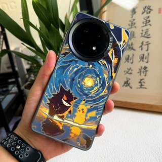 “Pikachu Gengar ” Ace 6 6T Ace 5 Pro Micro Matte Hard Back Soft Edges Ốp Điện Thoại OnePlus 15 15T 13 13T 13R Ace 3 Pro Ace 2 Nord 5 Ace 3 / 2 1 + 12 / 11 / 10 / Chống Sốc 1 + Nắp