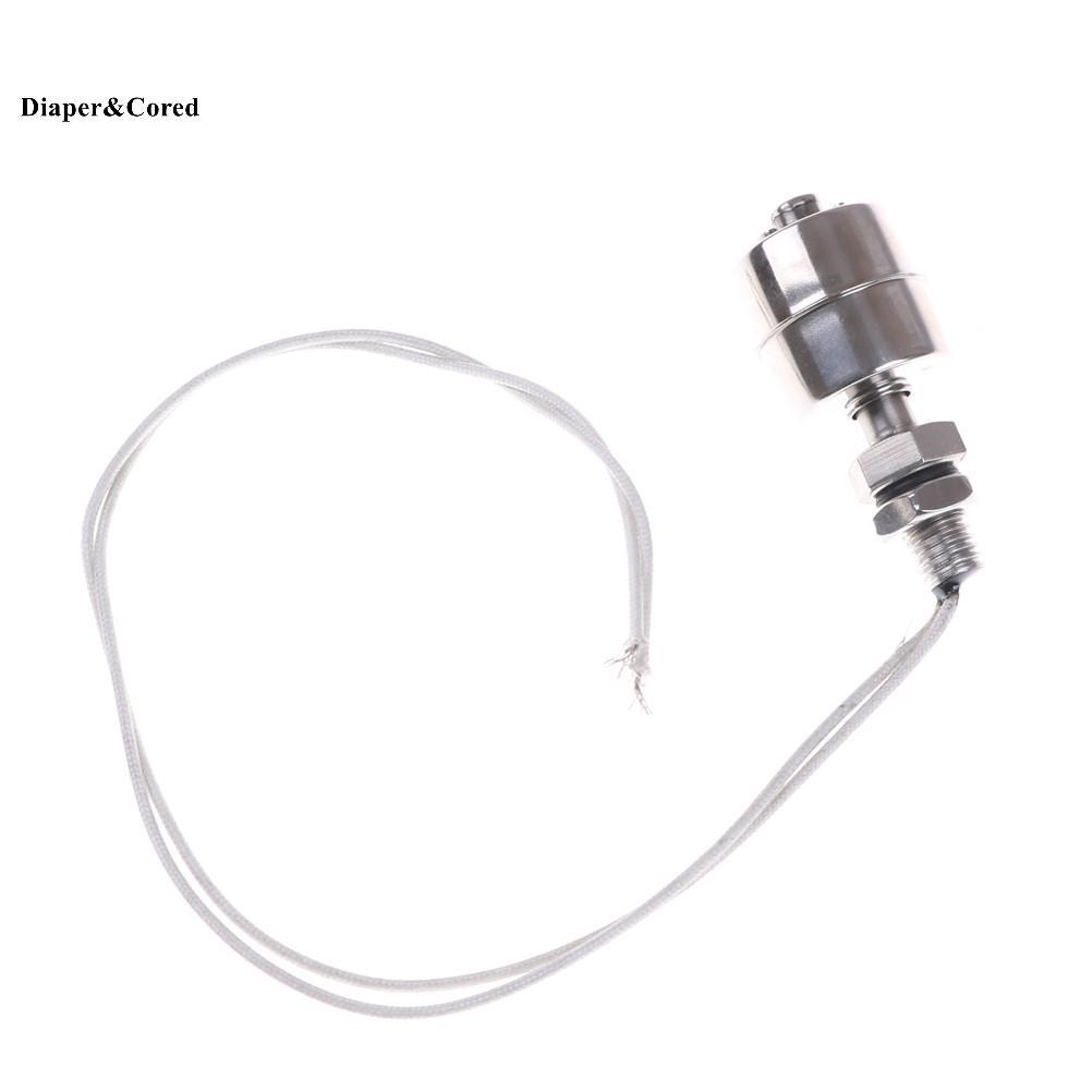 DIAPER & CORED Đèn báo MINI 45mm Công tắc phao bằng thép không gỉ Cảm biến mực nước dọc YTH