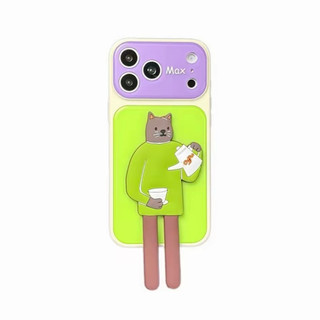 Chặn Màu Ngang Dọc Silicon Giá Đỡ Acrylic Điện Thoại Cho iPhone 17 Pro Max 16 15 14 Vỏ Bảo Vệ Chống Sốc