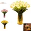 TRTR Cây Lấp Lánh Hoa Tulip 15 Chiếc Đèn LED Sống Động Cho Quyến Rũ Đám Cưới Ambiance VN