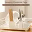 TRTR Đồ Dùng Nhà Bếp Nhựa Choptis Giá Đỡ Giỏ Treo Tường Dao Kéo Hộp Bảo Quản Nhà Bếp Bộ Đồ Ăn Giá Đỡ Thìa Thoát Nước Giỏ VN