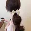 PNPIA- Mới Thanh Lịch Nơ Thuốc Đầu Kẹp Tính Khí Hàn Quốc Kẹp Tóc Nữ Đuôi Ngựa Kẹp Bím Tóc Thời Trang Mũ Đội Đầu