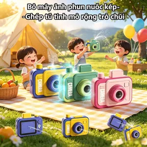 Đồ Chơi Prank Xịt Nước Hai Mặt - Kiểu máy ảnh, đồ chơi trẻ em chơi nước mùa hè | Quà tặng tiệc, lễ hội Quà 1/6 giá rẻ