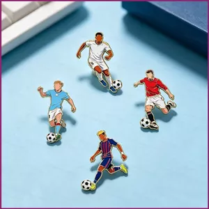YT4 2026 FIFA World Cup Bellingham Hợp Kim Ngôi Sao Bóng Đá Thổ Cẩm Quần Áo Trang Trí Lưu Niệm Huy Hiệu