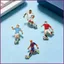 YT4 2026 FIFA World Cup Bellingham Hợp Kim Ngôi Sao Bóng Đá Thổ Cẩm Quần Áo Trang Trí Lưu Niệm Huy Hiệu