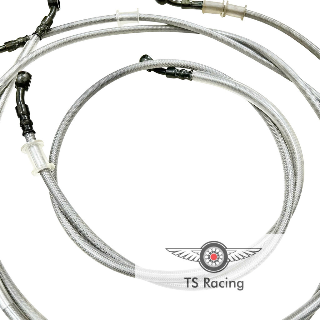 Dây thắng dầu dây phanh dầu cước bạc vỏ bọc cao su dẻo 92cm -1m1 - 2m