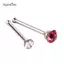 AqToCna 60 Chiếc Mũi Bộ Nhẫn Mũi Thẳng Và Uốn Cong Với Pha Lê Cho Trang Sức Thời Trang Sử Dụng Hàng Ngày Xuyên Bộ AqToCna