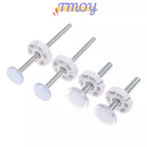 TMOY 1 / 4 Bộ phụ tùng cổng trẻ em M8 M10 màu trắng - Trục xoay & Bu lông vít phù hợp với áp suất cho cổng an toàn TMOY