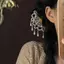 PNPIA- Ngọc Trai Tóc Nữ Hanfu Sườn Xám Tóc Bên Kẹp Tóc Cổ Kim Sasel Ngọc Trai Tóc Trang Trí Hanfu Kẹp Tóc