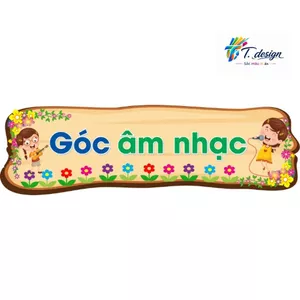 'Tác phẩm tranh decan cho trẻ mầm non - Tên các góc học tập hấp dẫn'