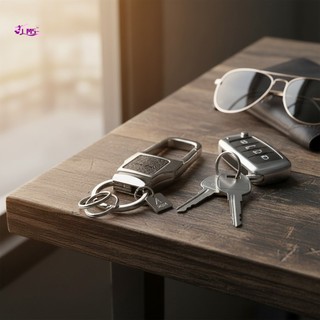 Móc khóa ô tô sáng tạo với chất liệu hợp kim kim kim loại bền cho nam nữ Quà tặng cá tính