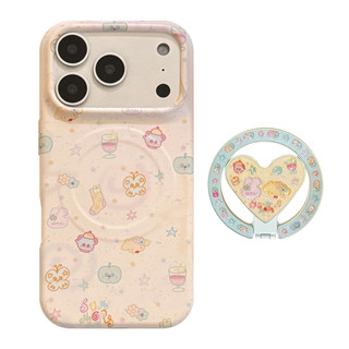 [Sheren] Ốp Điện Thoại Hoạt Hình Màu Ảo Thích Hợp Cho i17 16 15 14 13 12 11 pro max Vỏ Bảo Vệ Chống Sốc