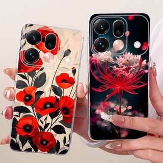 Dành Cho OPPO Find X9s Pro 5G Ốp Lưng Hoa Bướm Mềm Mại Trong Suốt Silicon TPU Bảo Vệ Cho OPPO Find X9s CPH2873 FindX9s Vỏ