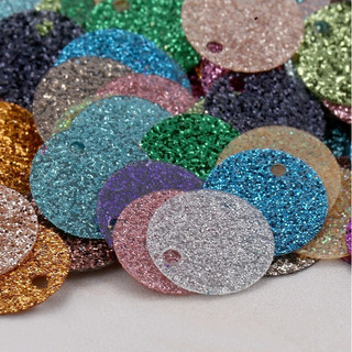 Phụ kiện trang sức handmade kim sa lấp lánh ngọc trai 6mm lỗ bên, bột lấp lánh 10g AMKG