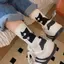 AqToCna Hoạt Hình Mèo Dễ Thương Màu Sắc Phù Hợp Với Polyester Cotton Sos Giữa Ống Sos Thoáng Khí Hút Mồ Hôi Thể Thao So Sweet Sinh Viên So AqToCna