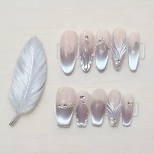 Ziji Nàng Tiên Cá Nhẹ Nhàng Con Gái Handmade Mắt Mèo Cao Cấp Đuôi Cá Làm Trắng Da Nguyên Chất Handmade Mặc Pháp Miếng Dán