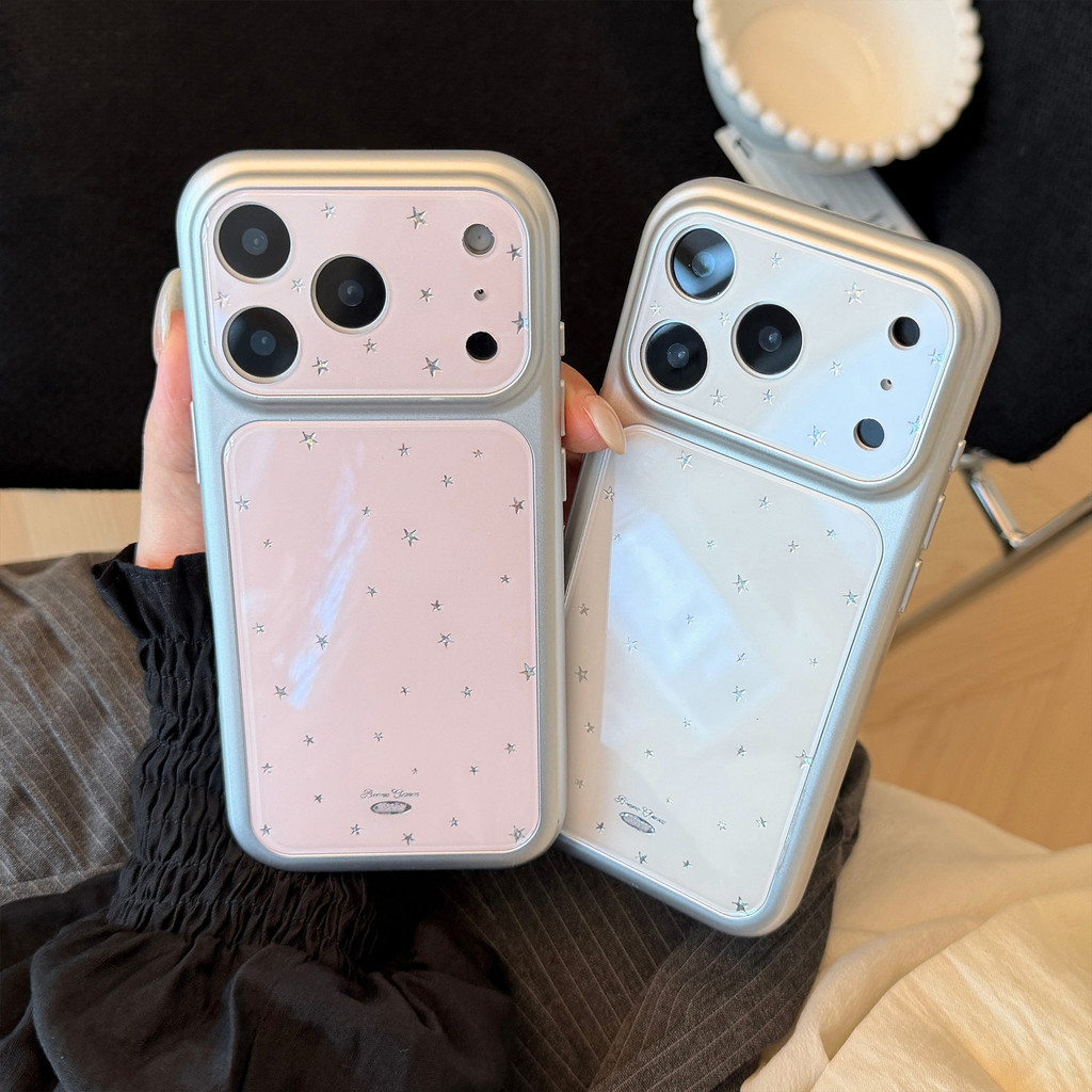 Ốp lưng iPhone họa tiết ngôi sao cao cấp phù hợp cho iPhone 17 Pro Max, 17, 16, 15, 14, 13, 12, 11, làm vỏ bảo vệ chống rơi