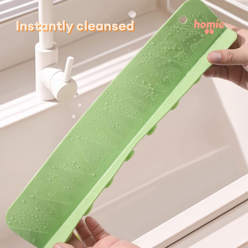 Tấm chắn nước bồn rửa tích hợp giác hút, chống bắn nước cho phòng tắm, nhà bếp.